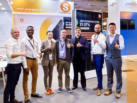 展會速遞 | 走進(jìn)“彩虹之國”！陽光能源高能亮相南非國際太陽能展